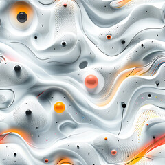 Seamless abstract wavy background.