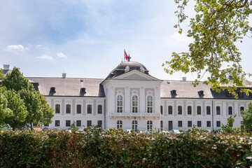 Grasalkovic Palace or Presidential Palace is a Rococo building on Hodžovo town square in...