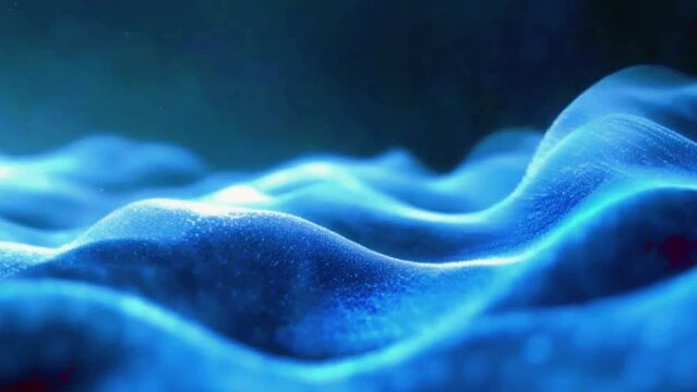 Streams of data moving and morphing, representing information flow, 4K Technological Video Background Animation