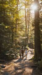 Mother and Children Sun Exploration, Mother's Day, a day dedicated to mothers.