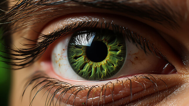 Human eye close-up detail abstract