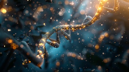 The soft, ethereal glow emanating from the strands adds to the mystique of the image, creating a visually stunning backdrop