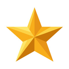  Star Rating Icon - golden star symbolizing ratings and quality assessments