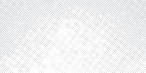 Abstract white and gray color geometric round shape background concept. Halftone dots design background