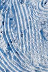 Abstract texture of cream. Background for design.