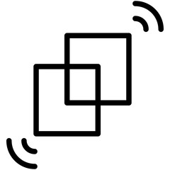 shake line icon