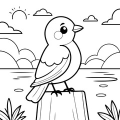 Adorable Bird for kids books