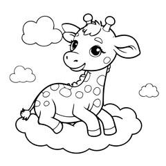 Adorable Giraffe for toddlers book