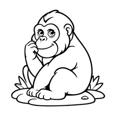 Adorable Gorilla for kids books