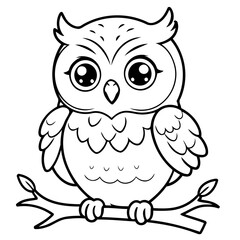 Adorable Owl for toddlers