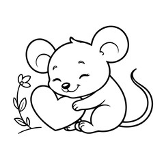 Adorable Mouse for toddlers