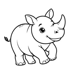 Amazing Rhino for toddlers book