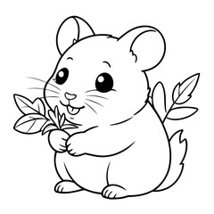 Cartoon Hamster for toddlers book