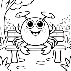 Cute Crab for toddlers