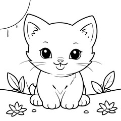 Cute Kitten for kids books
