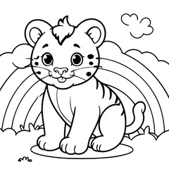 Cute Tiger for toddlers book