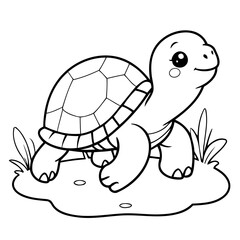 Cute Turtle for toddlers