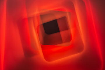 abstract red background with some smooth lines in it and some squares