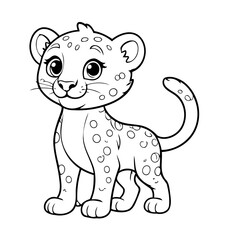 Funny Cheetah for children books