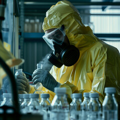 CBRN specialist at work