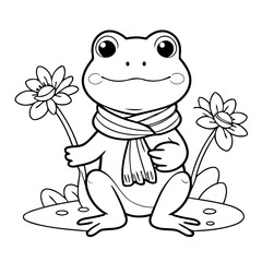 Funny Frog for toddlers book
