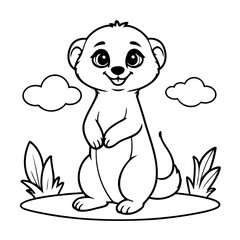 Funny Meerkat for kids books