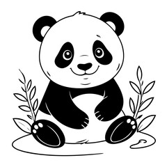 Simple Panda for toddlers book