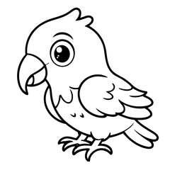 Simple Parrot for kids books