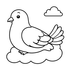 Simple Pigeon for toddlers