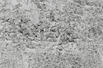 Grey Stone Texture or Background in monochrome. Black and White.