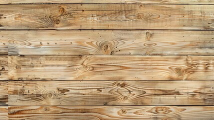 Naklejka premium Light brown nature wooden plank texture background