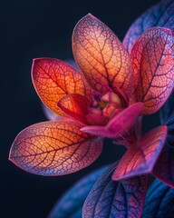 Macro Art of Plant Graphy for Creative Projects Generative AI
