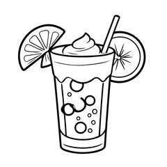 Adorable Coctail doodle for children page