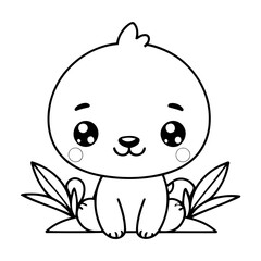 Adorable funny drawing for toddlers book