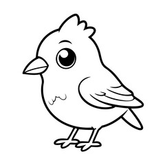 Joyful Bird drawing for toddlers book