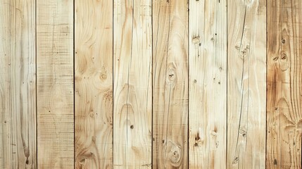 Naklejka premium Light brown nature wooden plank texture background