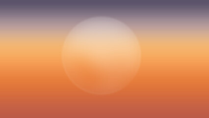 abstract circle in square yellow gradient