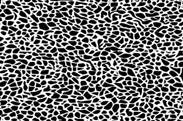 seamless black pattern on white background, seamless animal skin pattern