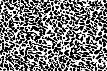 seamless black pattern on white background, seamless animal skin pattern