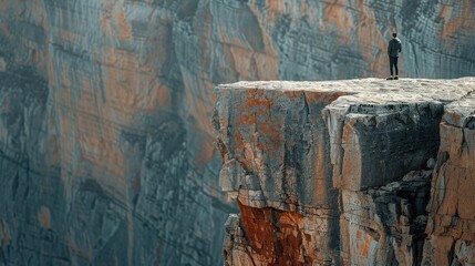 Solitude Amidst the Grandeur of Nature Canyon