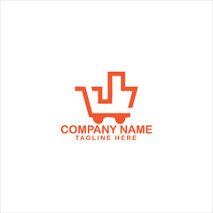 online, shopping, logo, design, e-commerce, basket, online shop, sale, store, online store, website, buying, digital store, retail logo

