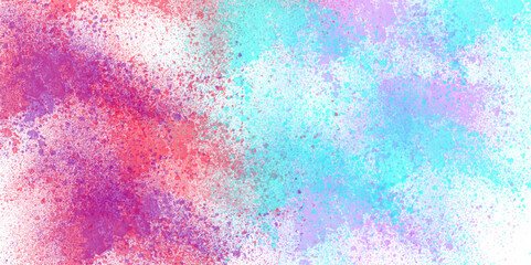 Abstract watercolor hand painted background. blue and violet rainbow pastel unicorn girly watercolor on paper. Vintage or grungy of White texture colorful bright hand painted watercolor art.