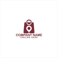 Creative eCommerce logo design, colorful gradient online shopping logo
