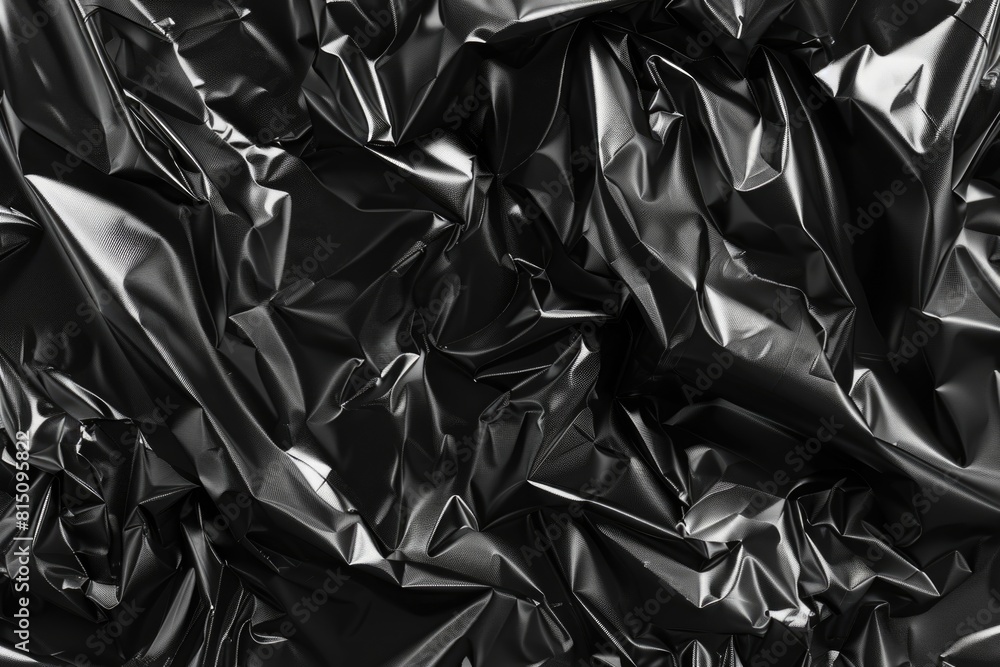 Poster a simple black and white photo of a foil sheet. suitable for various design projects