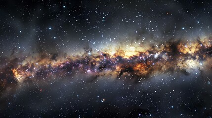 Obraz premium Amazing space background with stars and nebula