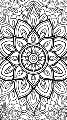 Mandala Coloring Pages for Relaxation