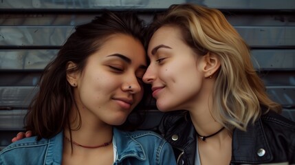 Love and Pride: Affectionate Glances Between Two Women