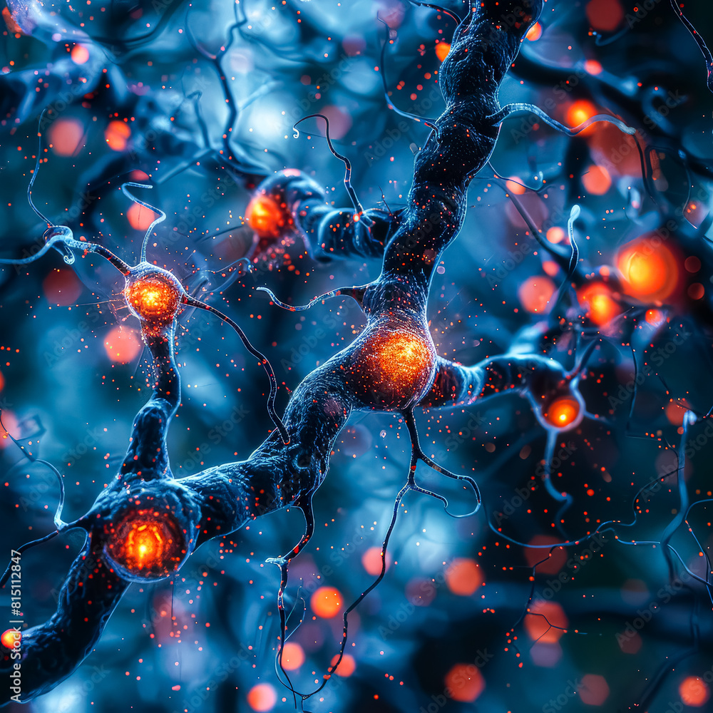 Poster the image is a close up of a tree with many small glowing dots. the dots are arranged in a way that 