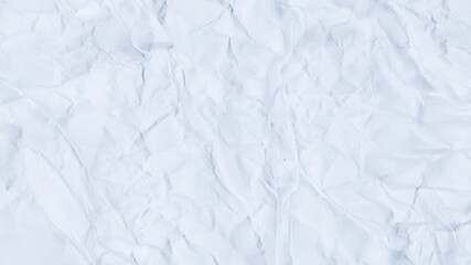 3D white paper wrinkled, white crumpled paper texture background.