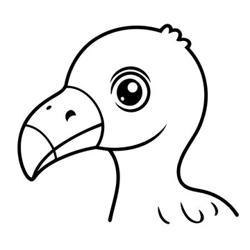 recommend clip art: Vector illustration of a cute Dodo doodle for kids colouring page